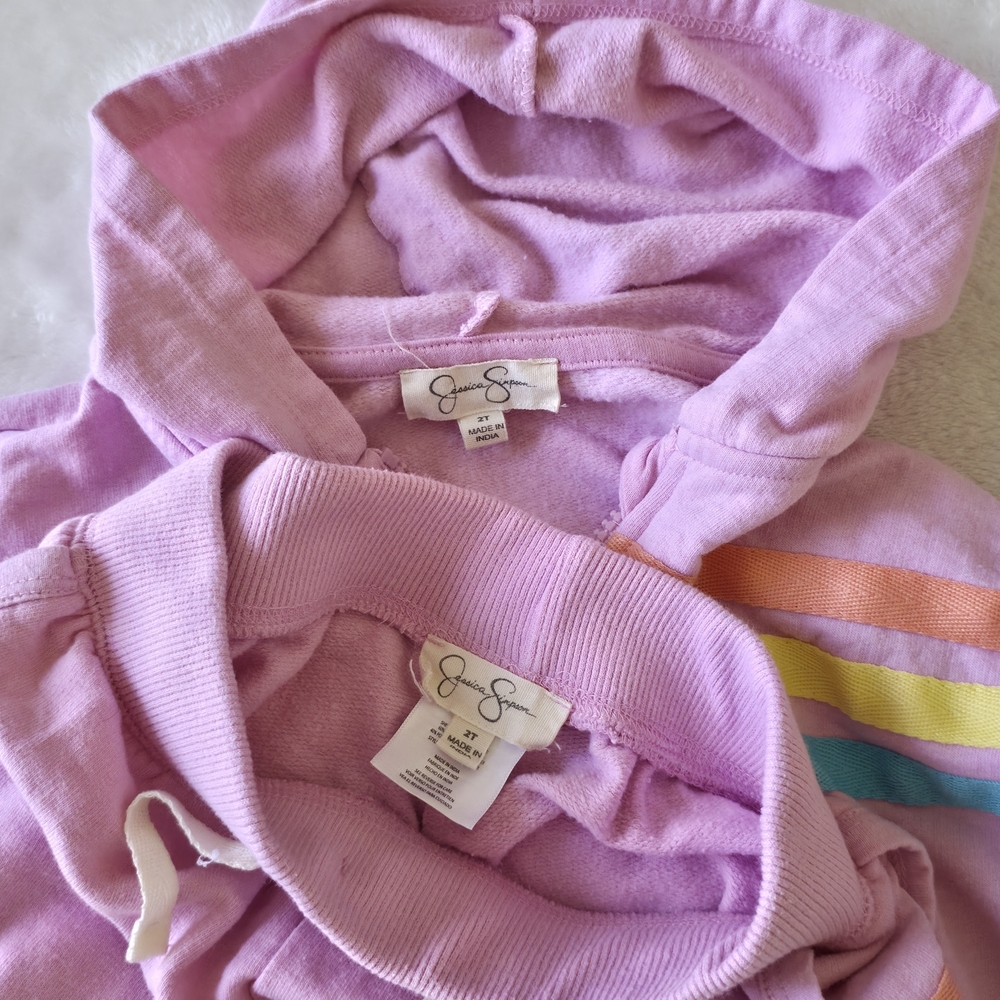 Jessica Simpson Pink and Orange Hoodie - Picture 6 of 7